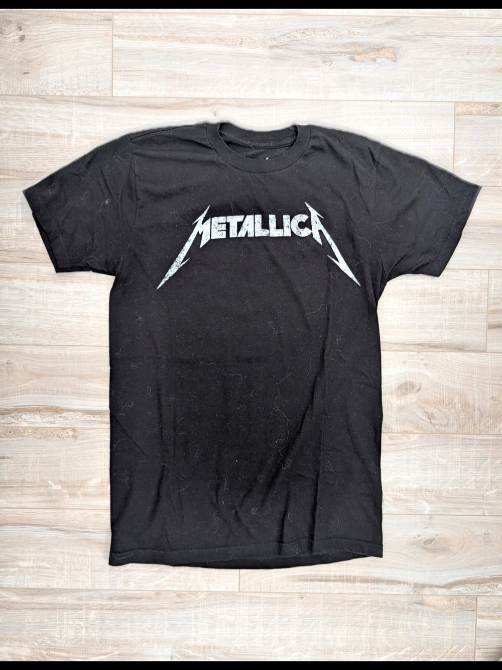 Bravado Black Metallica Logo Tee - Men's Small